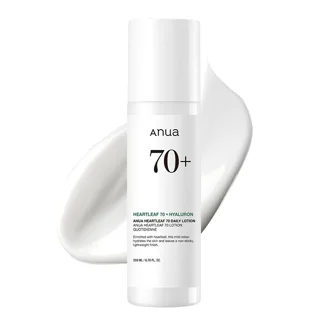 لوسیون آبرسان و تسکیندهنده آنوا مدل Heartleaf 70 + Hyaluron Daily Lotion حجم 200 میلیلیتر