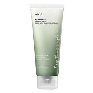 فوم شوینده پاککننده عمقی منافذ آنوا مدل Heartleaf Pore Deep Cleansing Foam حجم 150 میلیلیتر