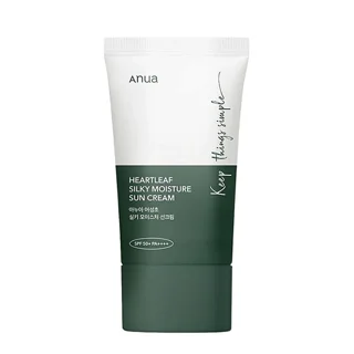 ضد آفتاب مرطوب کننده و تسکین دهنده آنوا Anua Heartleaf Silky Sun Cream 50ml